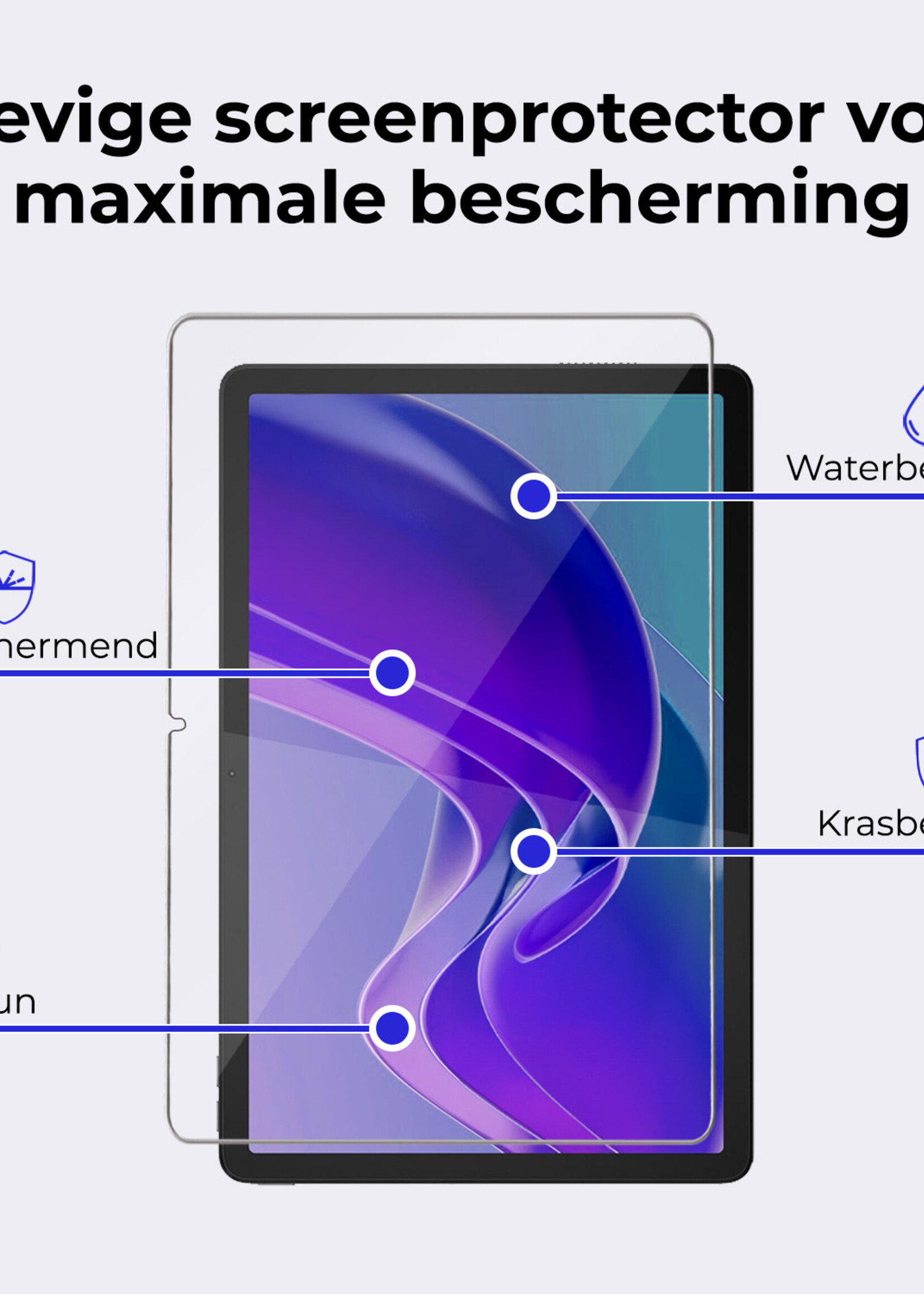 BTH Screenprotector Geschikt voor Lenovo Tab M11 Screenprotector Tempered Glass Screen Protector Gehard Glas - Screenprotector Geschikt voor Lenovo Tab M11 (11 inch) Screenprotector Glas - 3 PACK