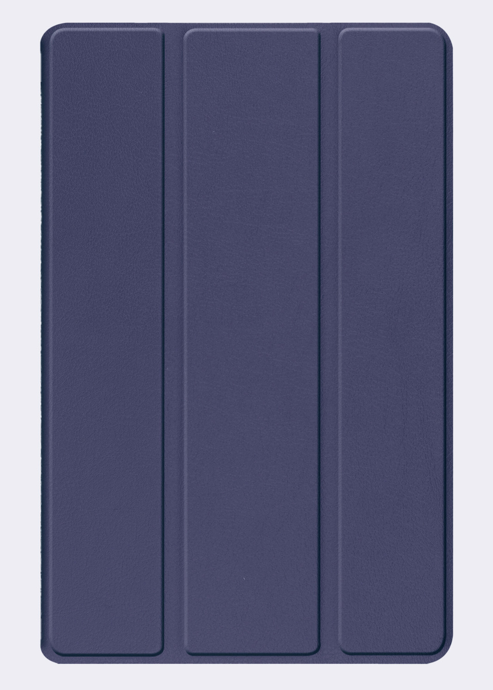 BTH Hoes Geschikt voor Lenovo Tab M11 Hoes Book Case Hoesje Trifold Cover - Hoesje Geschikt voor Lenovo Tab M11 (11 inch) Hoesje Bookcase - Donkerblauw