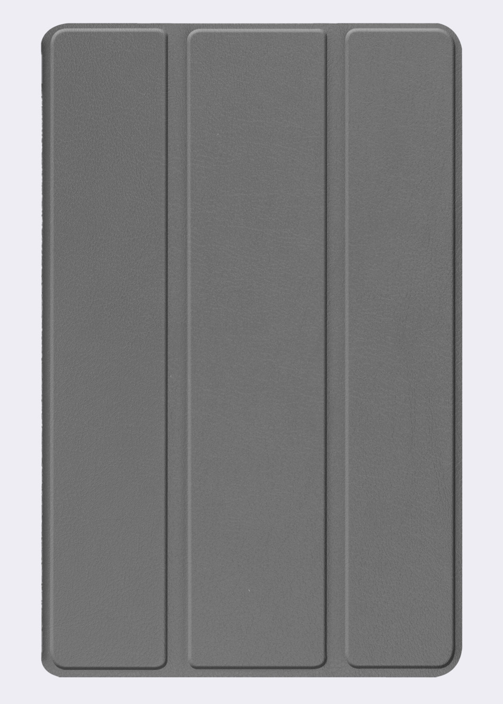 BTH Hoes Geschikt voor Lenovo Tab M11 Hoes Book Case Hoesje Trifold Cover - Hoesje Geschikt voor Lenovo Tab M11 (11 inch) Hoesje Bookcase - Grijs