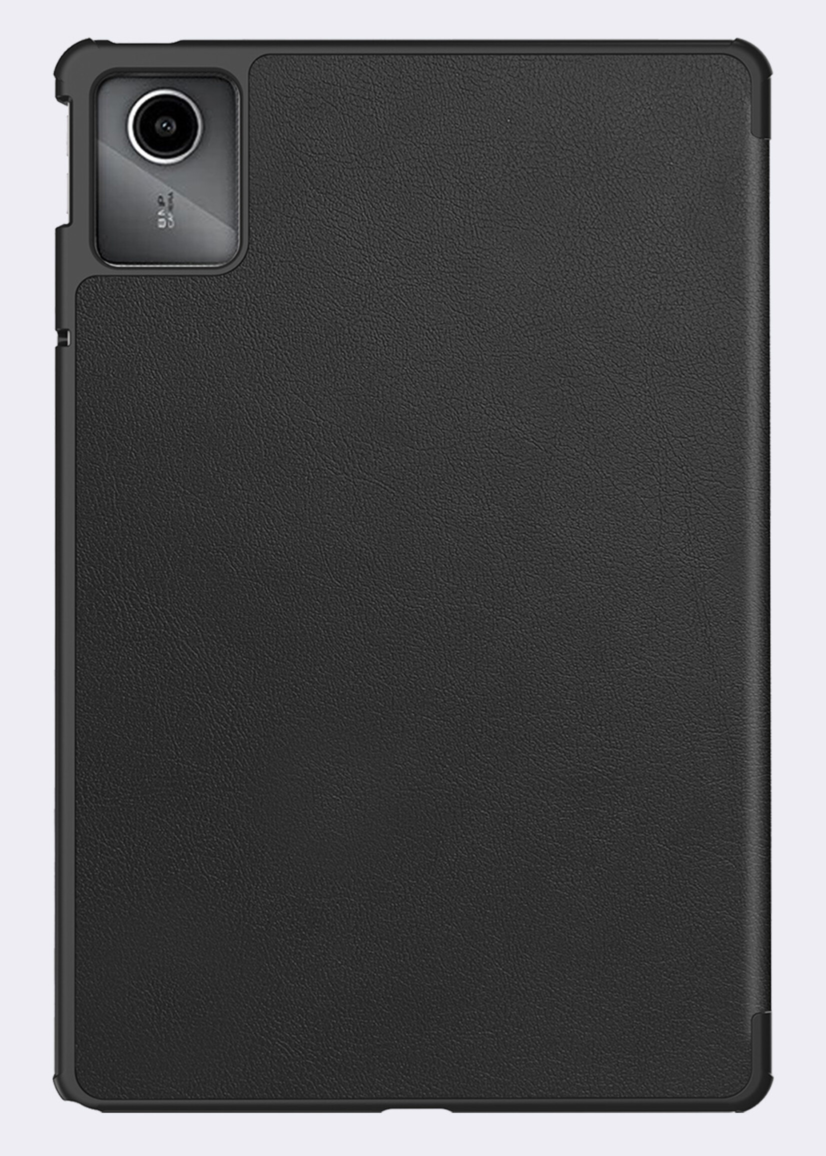 BTH Hoes Geschikt voor Lenovo Tab M11 Hoes Book Case Hoesje Trifold Cover Met Screenprotector - Hoesje Geschikt voor Lenovo Tab M11 (11 inch) Hoesje Bookcase - Zwart