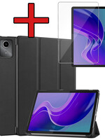 BTH BTH Lenovo Tab M11 Hoesje Met Screenprotector - Zwart