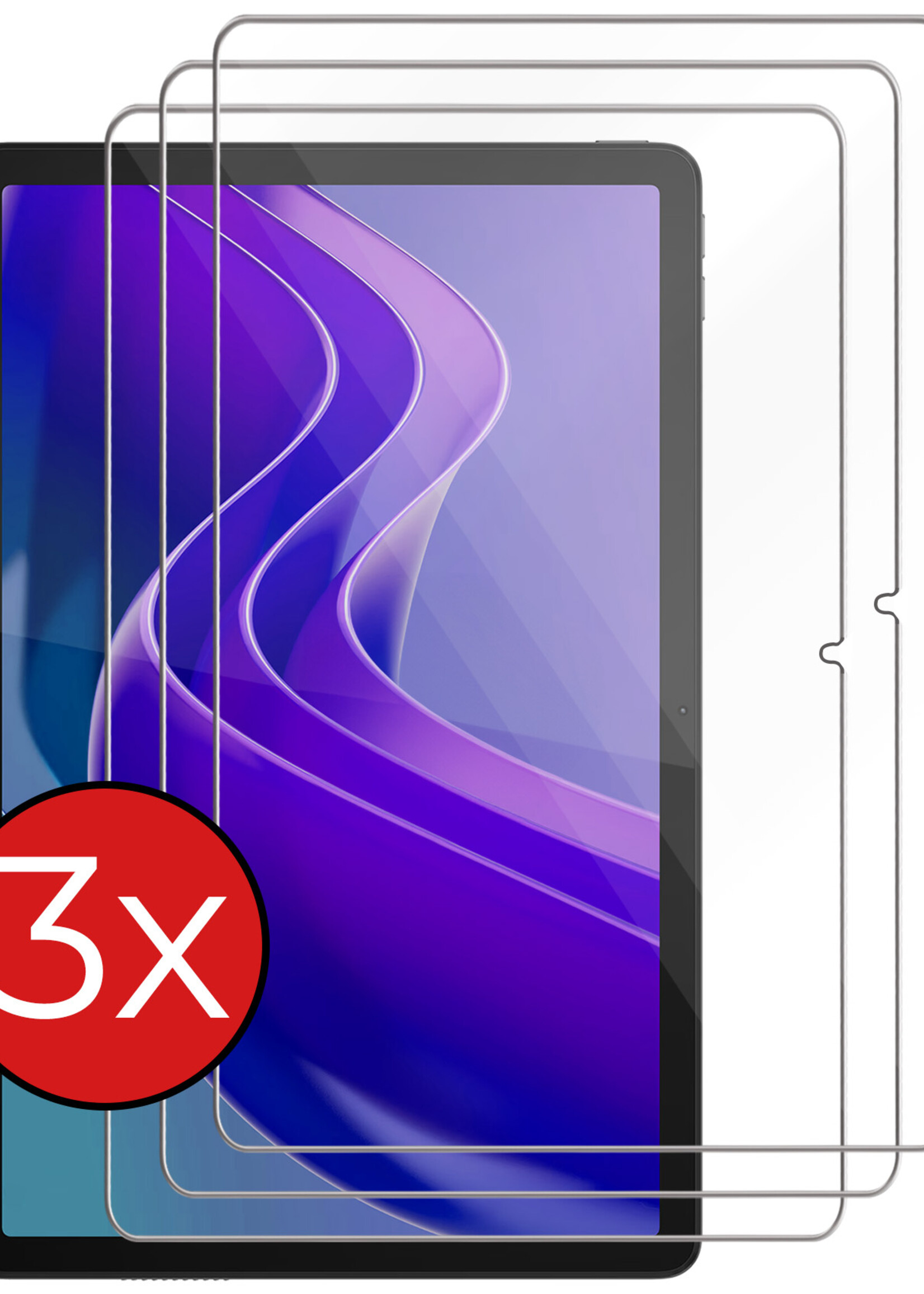 BTH Screenprotector Geschikt voor Lenovo Tab M11 Screenprotector Tempered Glass Screen Protector Gehard Glas - Screenprotector Geschikt voor Lenovo Tab M11 (11 inch) Screenprotector Glas - 3 PACK