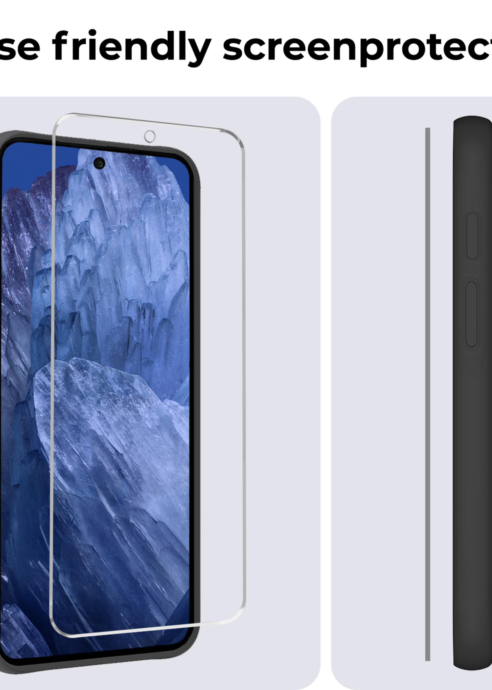 BTH Screenprotector Geschikt voor Google Pixel 8a Screenprotector Glas Gehard Tempered Glass - Screenprotector Geschikt voor Google Pixel 8a Screen Protector Screen Cover
