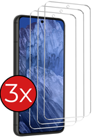 BTH BTH Google Pixel 8a Screenprotector Glas - 3 PACK
