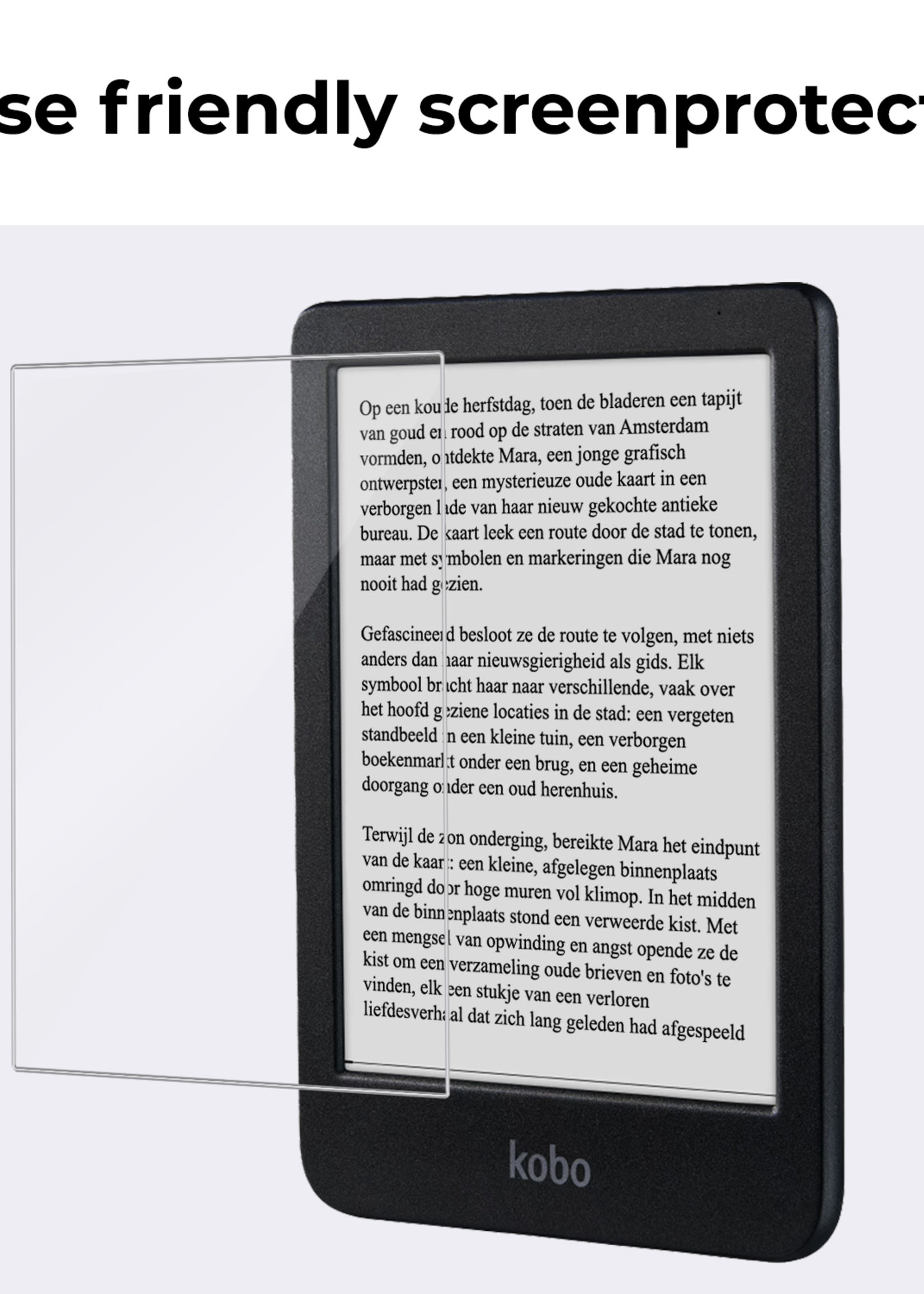 BTH Screenprotector Geschikt voor Kobo Clara BW Screenprotector Gehard Glas Tempered Glass - Screenprotector Geschikt voor Kobo Clara BW Screenprotector - 3 PACK