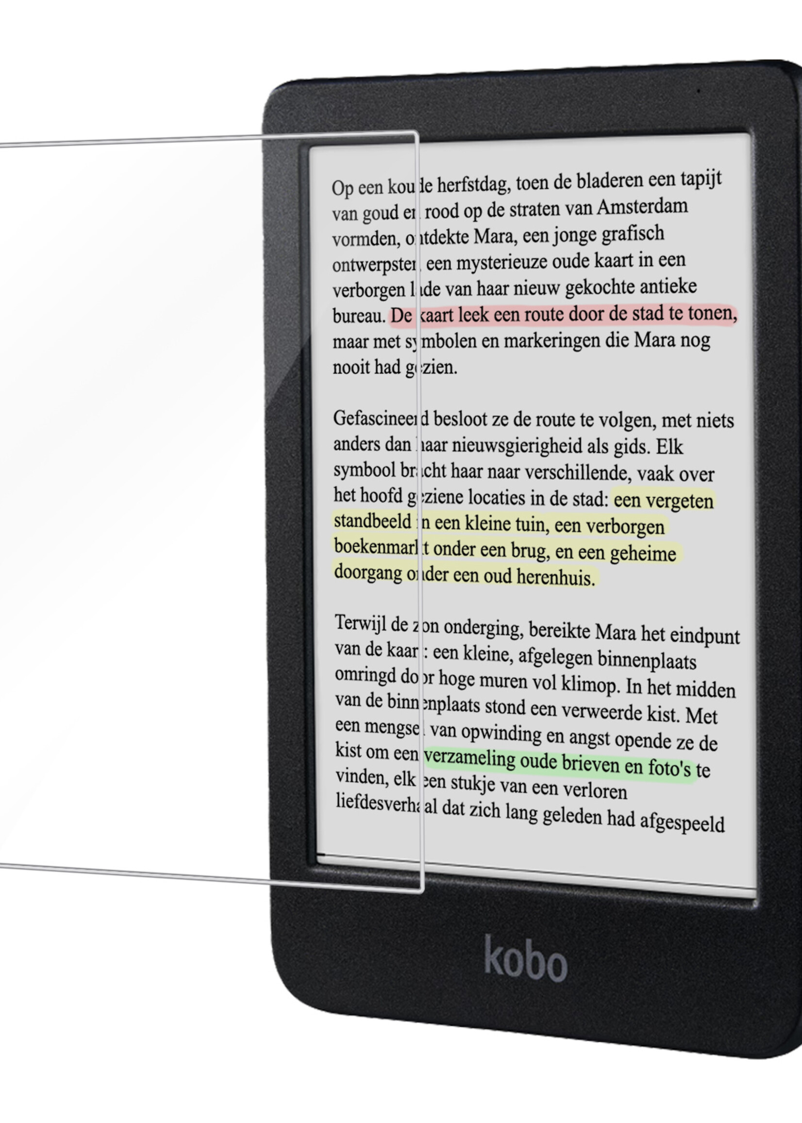 BTH Screenprotector Geschikt voor Kobo Clara Colour Screenprotector Gehard Glas Tempered Glass - Screenprotector Geschikt voor Kobo Clara Colour Screenprotector
