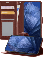 BTH BTH Google Pixel 8a Hoesje Bookcase - Bruin