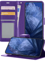 BTH BTH Google Pixel 8a Hoesje Bookcase - Paars