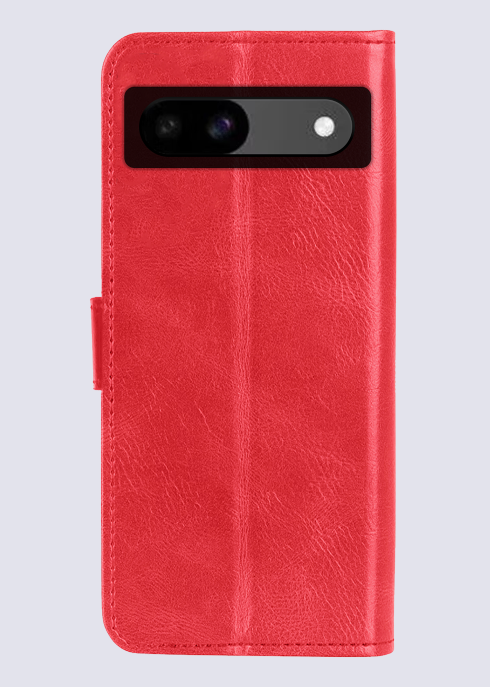 BTH Hoesje Geschikt voor Google Pixel 8a Hoesje Book Case Hoes Portemonnee Cover Walletcase - Hoes Geschikt voor Google Pixel 8a Hoes Bookcase Hoesje - Rood