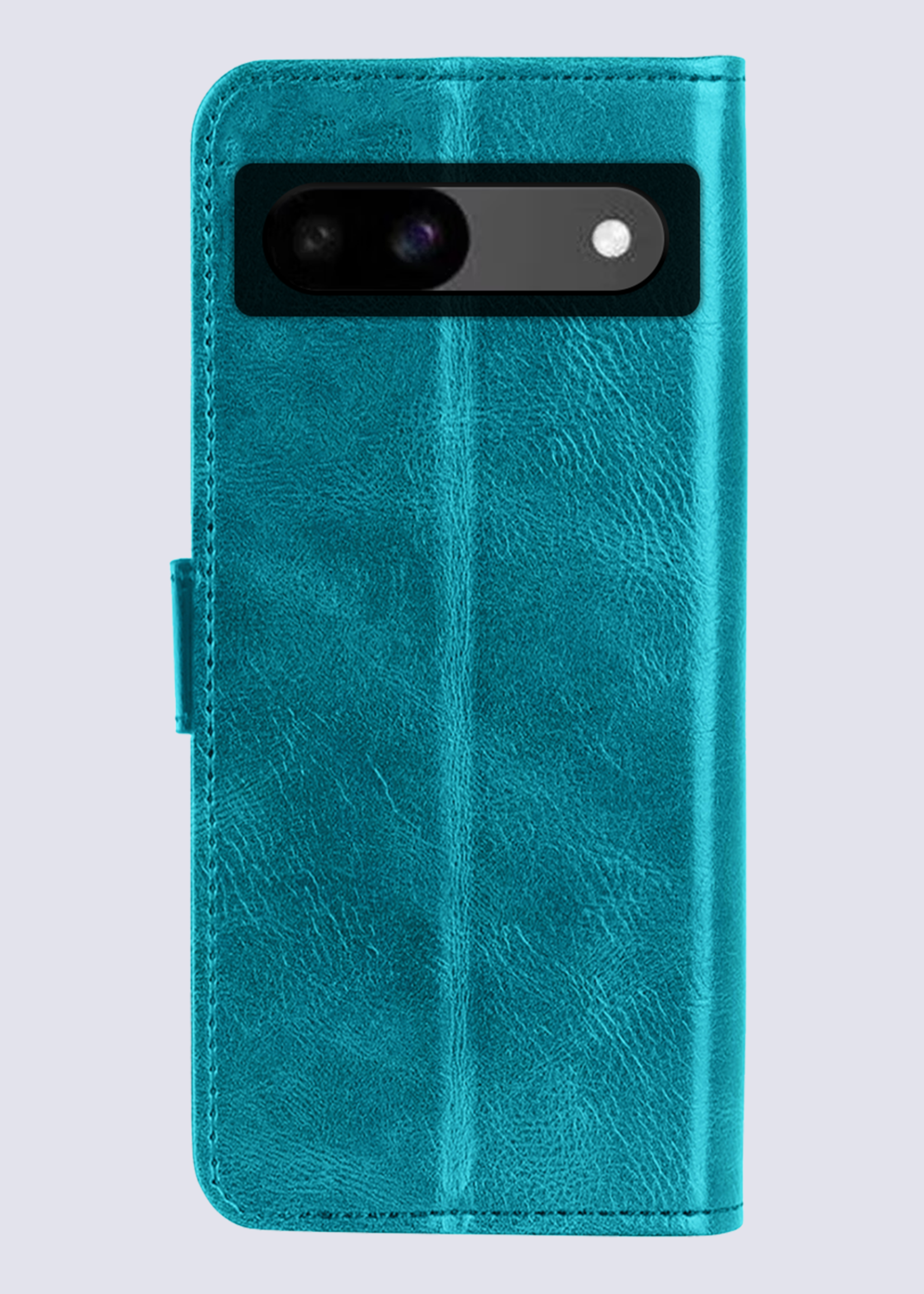 BTH Hoesje Geschikt voor Google Pixel 8a Hoesje Book Case Hoes Portemonnee Cover Walletcase - Hoes Geschikt voor Google Pixel 8a Hoes Bookcase Hoesje - Turquoise