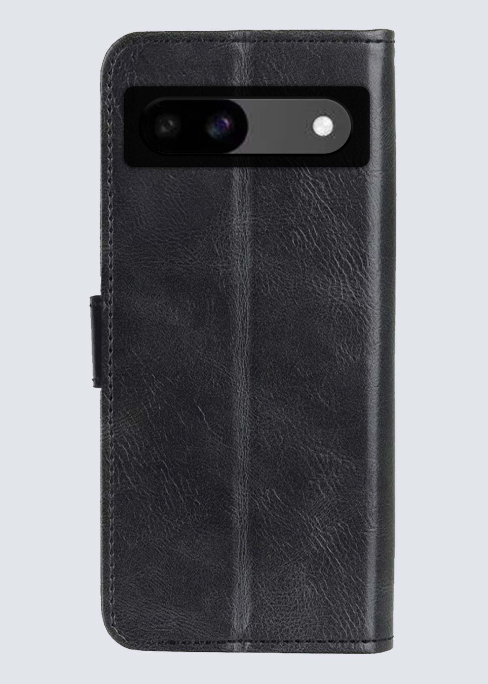 BTH Hoesje Geschikt voor Google Pixel 8a Hoesje Book Case Hoes Portemonnee Cover Walletcase Met 2x Screenprotector - Hoes Geschikt voor Google Pixel 8a Hoes Bookcase Hoesje - Zwart