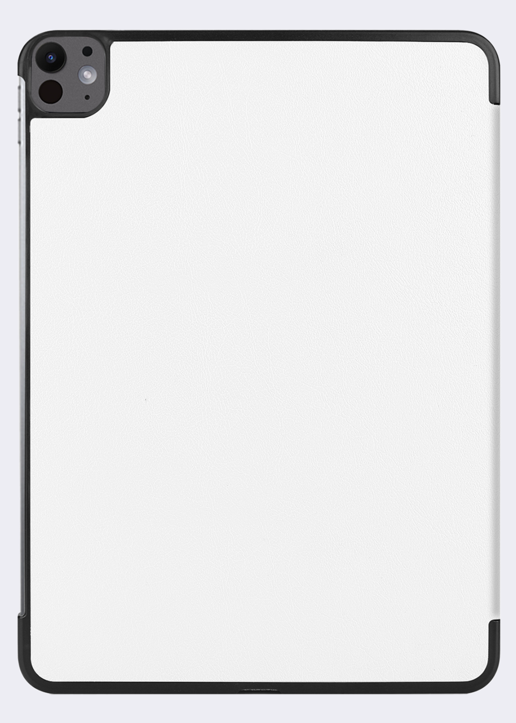 BTH Hoes Geschikt voor iPad Pro 2024 (11 inch) Hoes Book Case Hoesje Trifold Cover - Hoesje Geschikt voor iPad Pro 2024 11 inch (7e generatie) Hoesje Bookcase - Wit