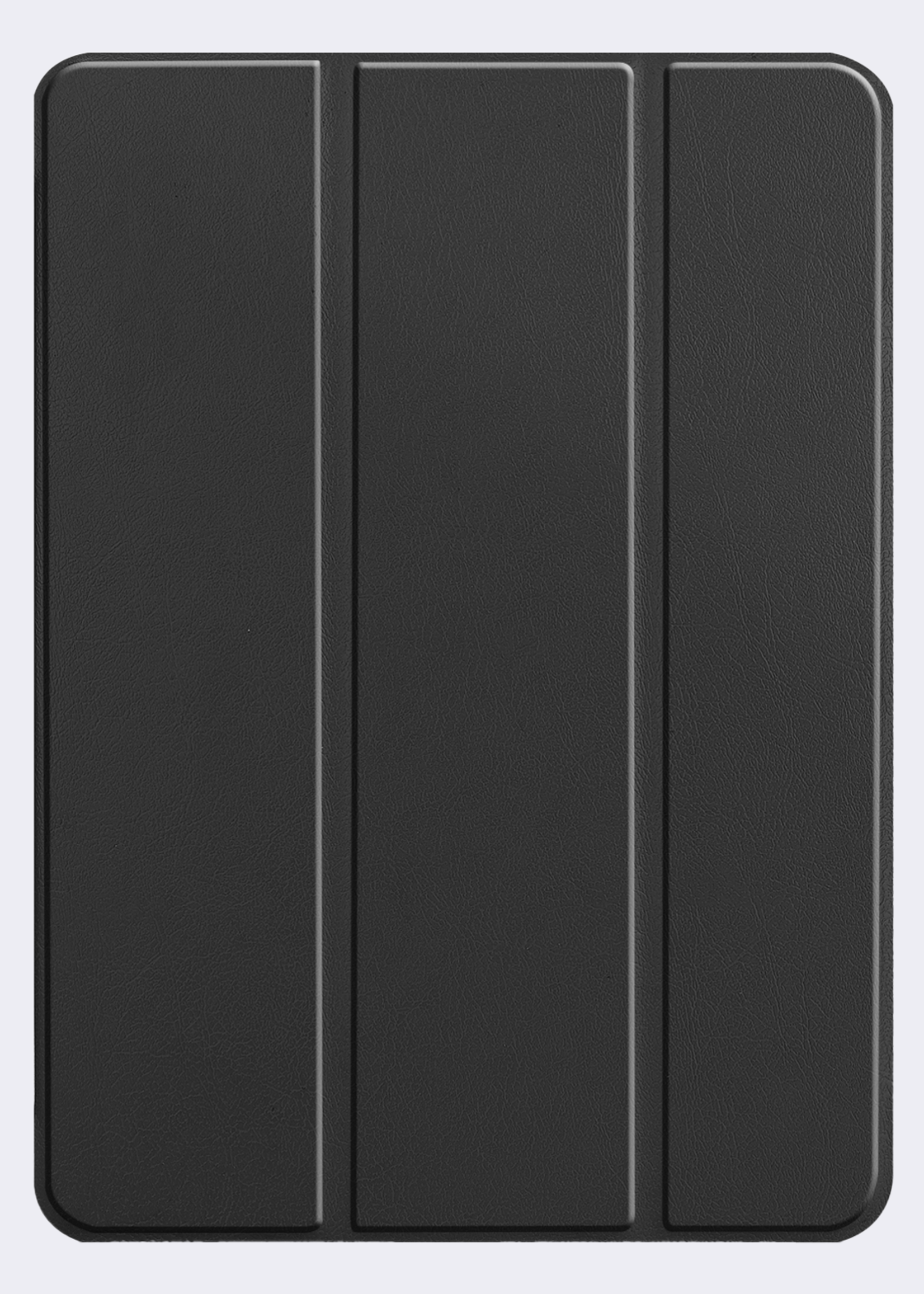 BTH Hoes Geschikt voor iPad Pro 2024 (11 inch) Hoes Book Case Hoesje Trifold Cover - Hoesje Geschikt voor iPad Pro 2024 11 inch (7e generatie) Hoesje Bookcase - Zwart