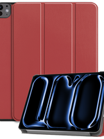 BTH BTH iPad Pro 2024 (11 inch) Hoesje - Donkerrood