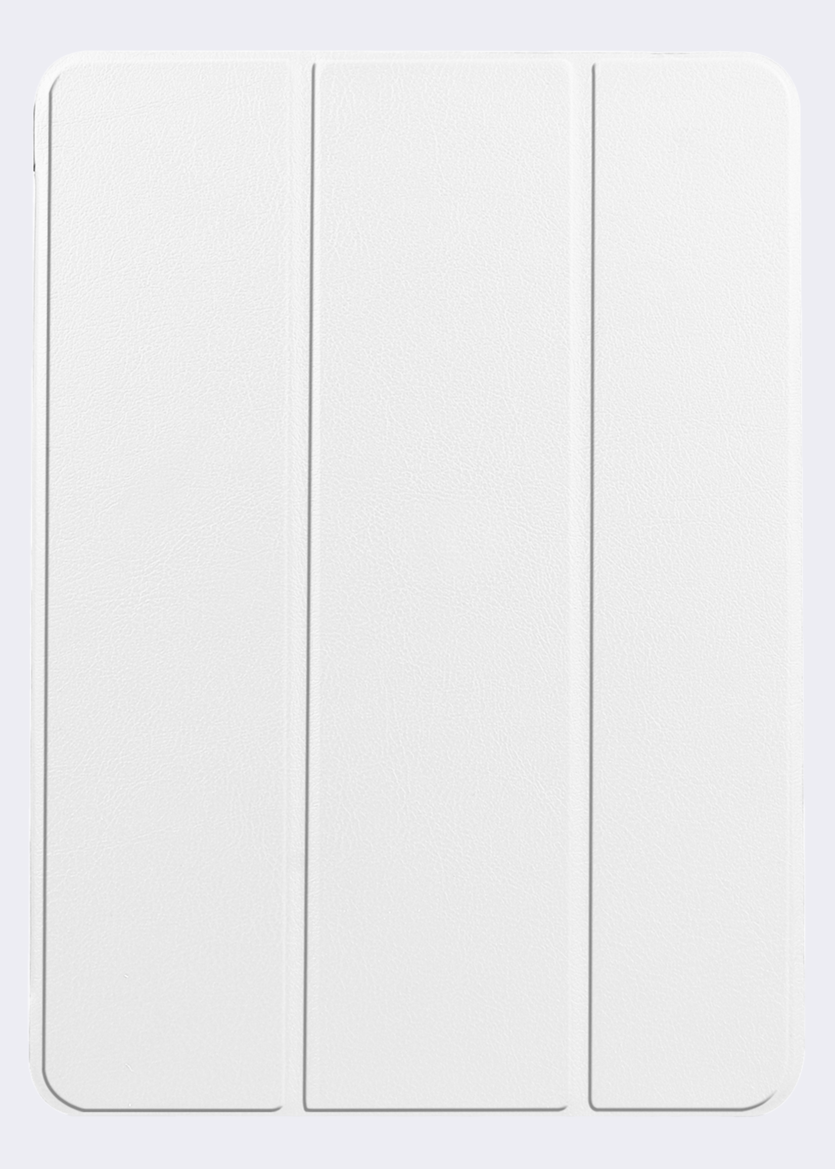 BTH Hoes Geschikt voor iPad Air 6 (11 inch) Hoes Book Case Hoesje Trifold Cover - Hoesje Geschikt voor iPad Air 2024 (11 inch) Hoesje Bookcase - Wit