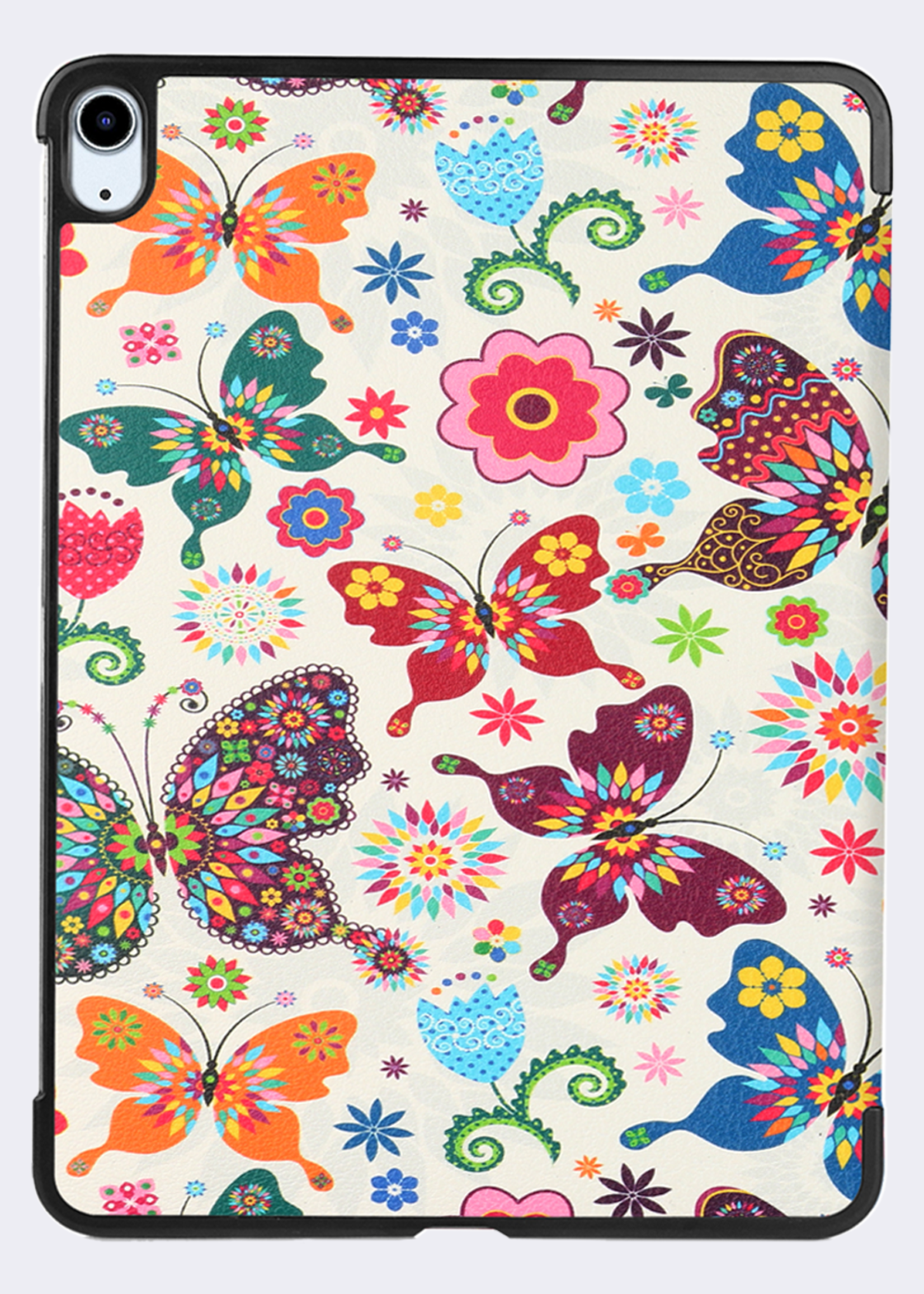 BTH iPad Air 2024 Hoes Luxe Book Case - iPad Air 6 (11 inch) Hoesje Case Cover - Vlinder