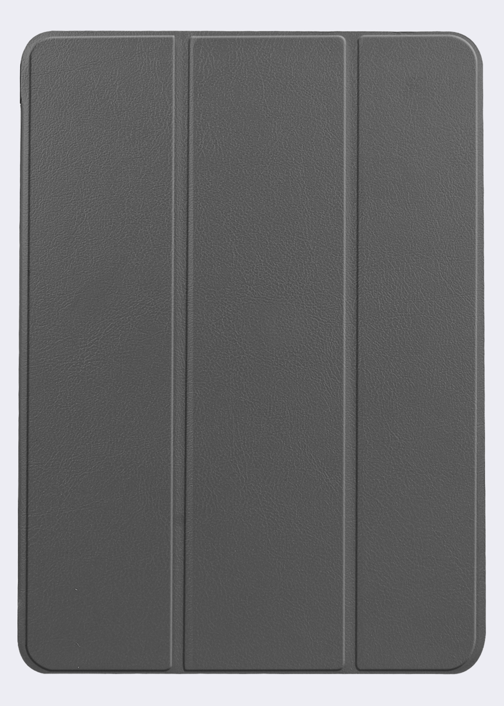 BTH Hoes Geschikt voor iPad Air 6 (11 inch) Hoes Book Case Hoesje Trifold Cover - Hoesje Geschikt voor iPad Air 2024 (11 inch) Hoesje Bookcase - Grijs