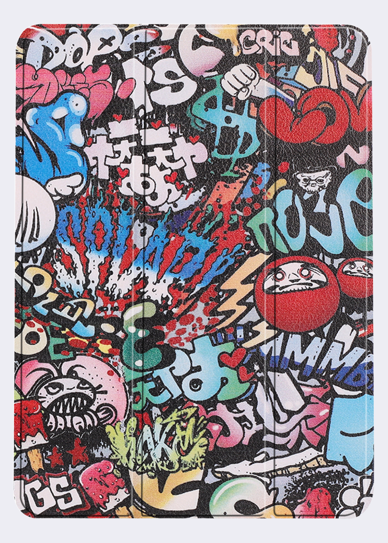 BTH Hoes Geschikt voor iPad Air 6 (11 inch) Hoes Book Case Hoesje Trifold Cover - Hoesje Geschikt voor iPad Air 2024 (11 inch) Hoesje Bookcase - Graffity