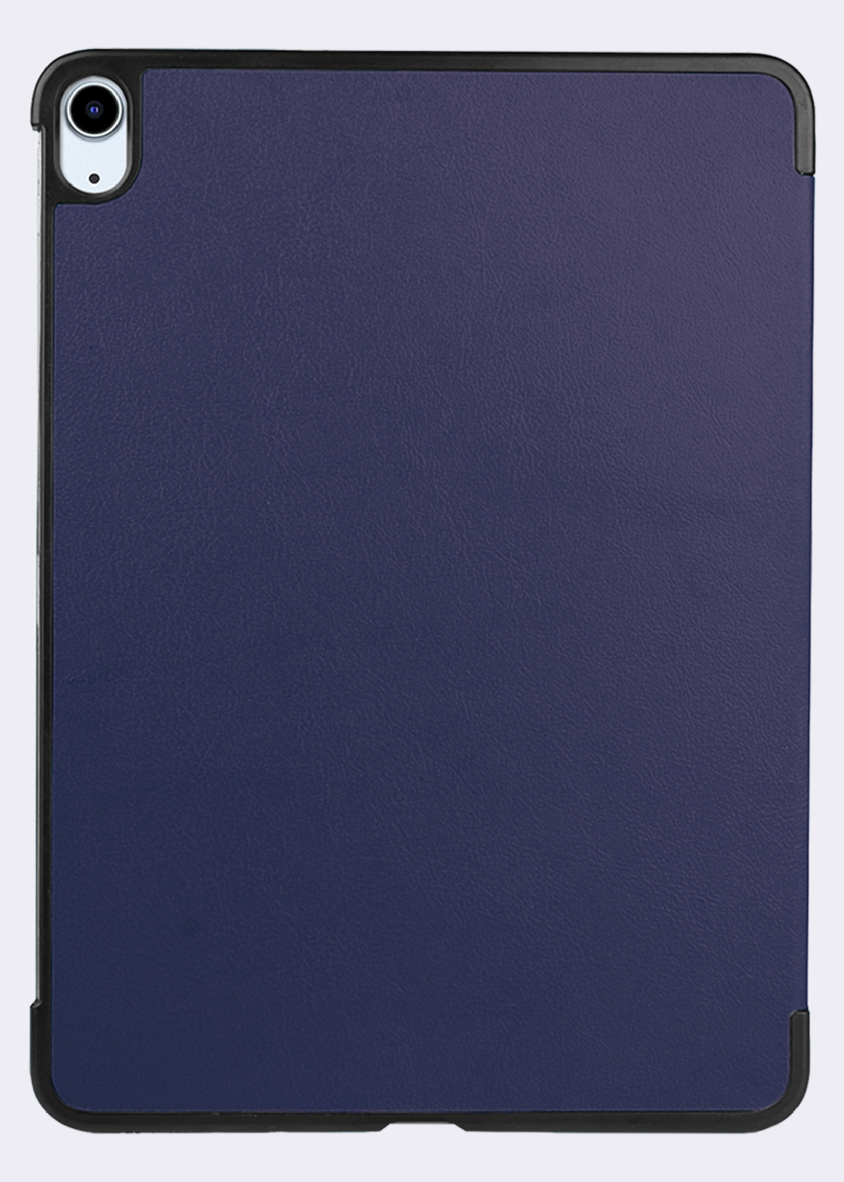 BTH Hoes Geschikt voor iPad Air 6 (11 inch) Hoes Book Case Hoesje Trifold Cover - Hoesje Geschikt voor iPad Air 2024 (11 inch) Hoesje Bookcase - Donkerblauw