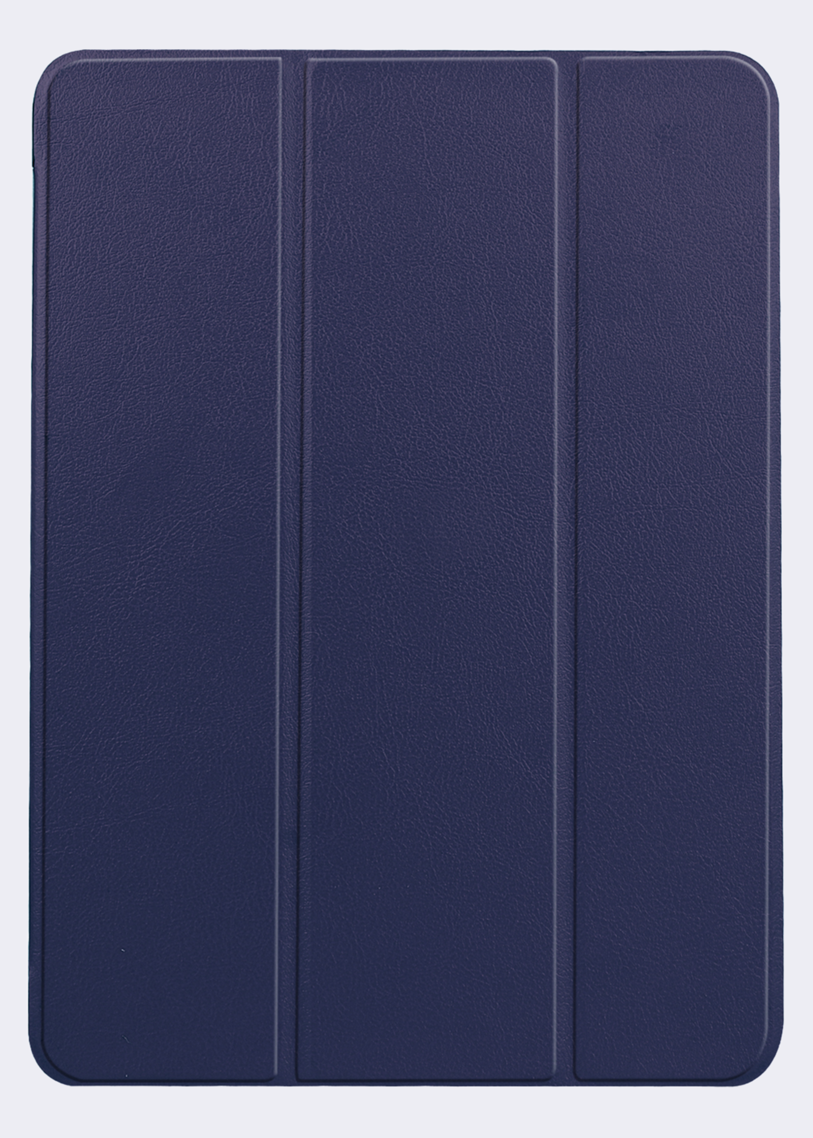 BTH Hoes Geschikt voor iPad Air 6 (11 inch) Hoes Book Case Hoesje Trifold Cover - Hoesje Geschikt voor iPad Air 2024 (11 inch) Hoesje Bookcase - Donkerblauw