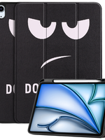 BTH BTH iPad Air 6 (13 inch) Hoesje Met Uitsparing Apple Pencil - Don't Touch