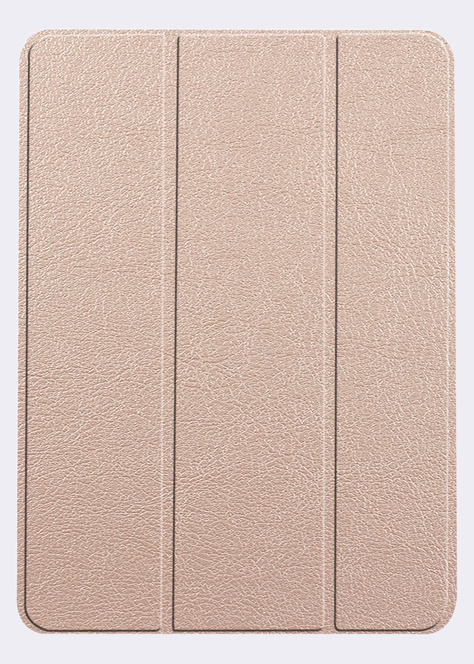 BTH Hoes Geschikt voor iPad Air 6 (11 inch) Hoes Book Case Hoesje Trifold Cover Met Screenprotector - Hoesje Geschikt voor iPad Air 2024 (11 inch) Hoesje Bookcase - Goud
