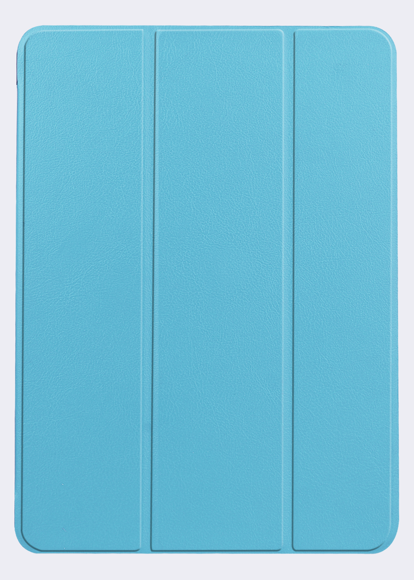 BTH Hoes Geschikt voor iPad Air 6 (11 inch) Hoes Book Case Hoesje Trifold Cover Met Screenprotector - Hoesje Geschikt voor iPad Air 2024 (11 inch) Hoesje Bookcase - Lichtblauw