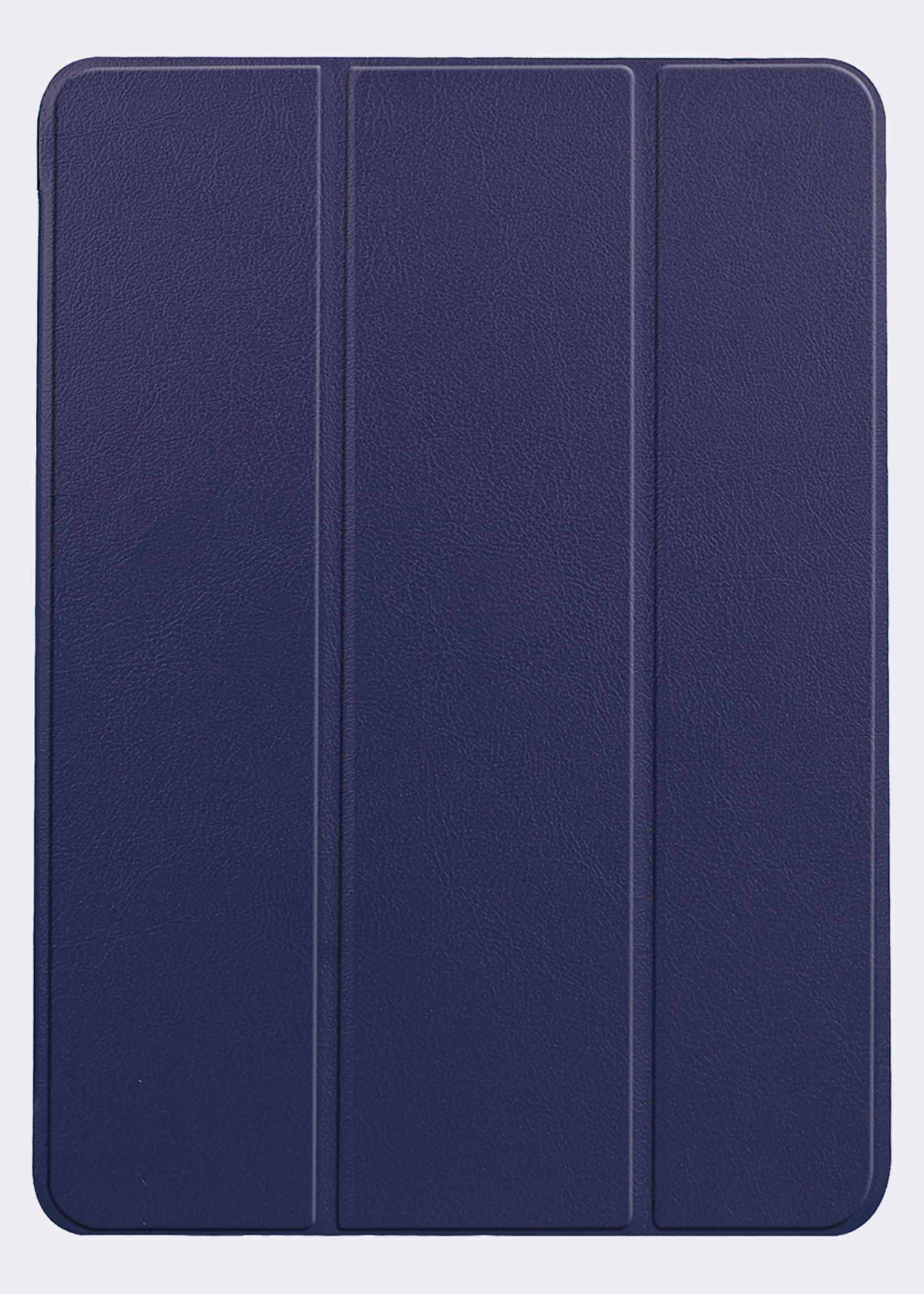 BTH Hoes Geschikt voor iPad Air 6 (11 inch) Hoes Book Case Hoesje Trifold Cover Met Uitsparing Geschikt voor Apple Pencil Met Screenprotector - Hoesje Geschikt voor iPad Air 2024 (11 inch) Hoesje Bookcase - Donkerblauw