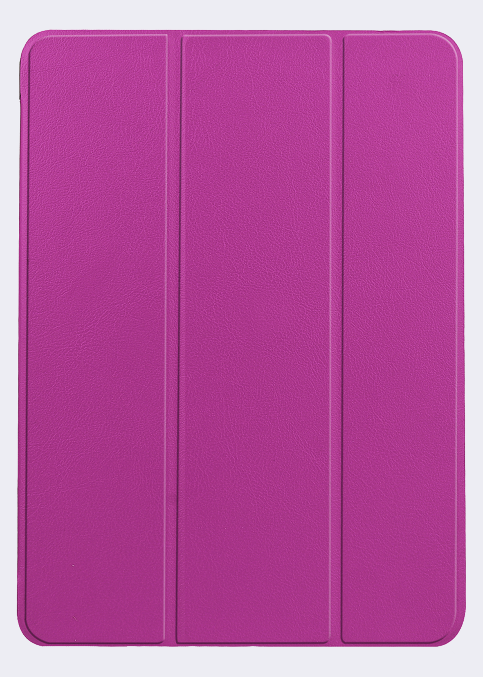 BTH Hoes Geschikt voor iPad Air 6 (11 inch) Hoes Book Case Hoesje Trifold Cover Met Uitsparing Geschikt voor Apple Pencil Met Screenprotector - Hoesje Geschikt voor iPad Air 2024 (11 inch) Hoesje Bookcase - Paars