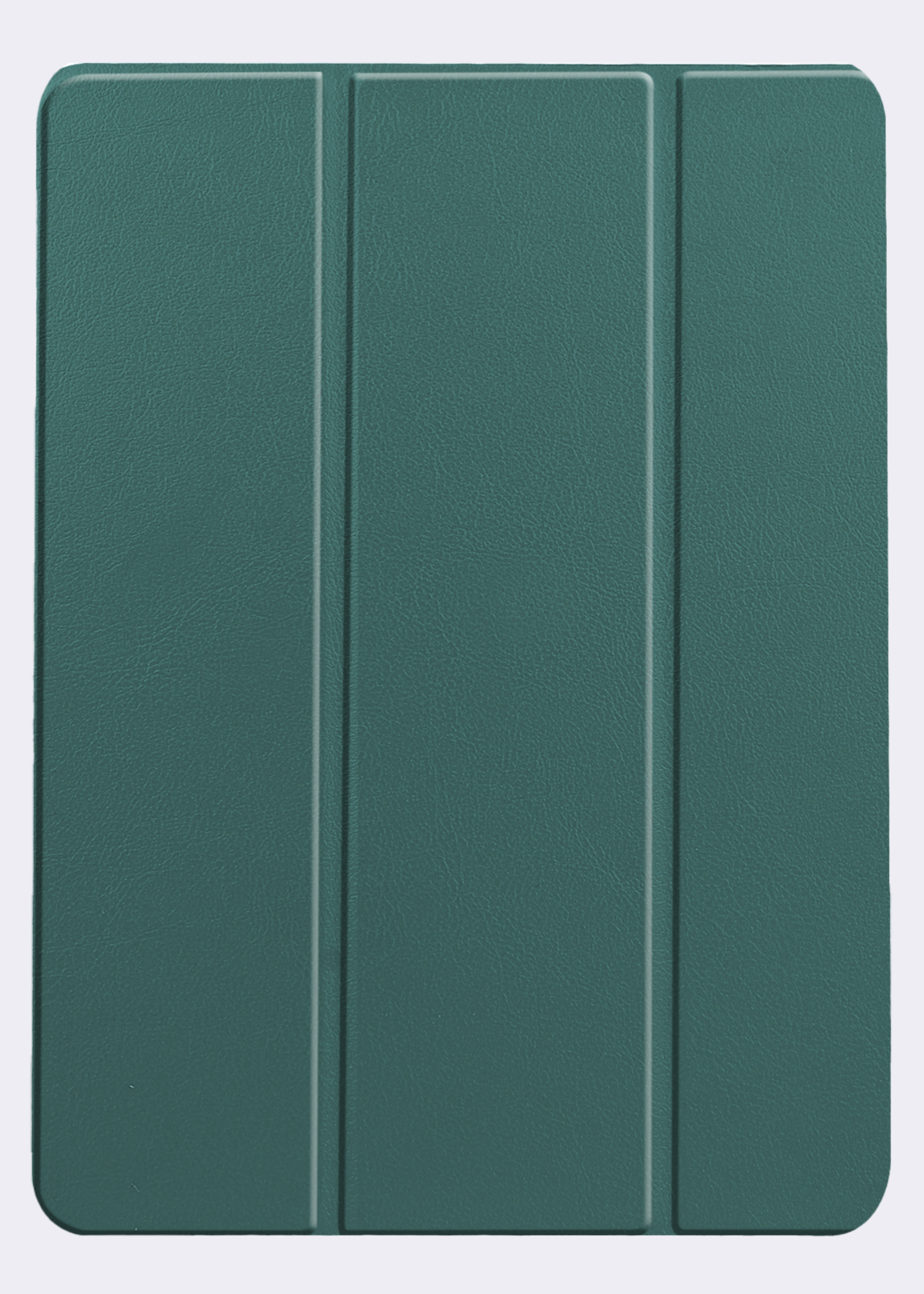 BTH Hoes Geschikt voor iPad Air 6 (13 inch) Hoes Book Case Hoesje Trifold Cover Met Screenprotector - Hoesje Geschikt voor iPad Air 2024 (13 inch) Hoesje Bookcase - Donkergroen