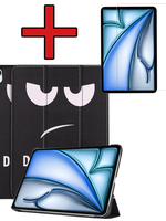 BTH BTH iPad Air 6 (11 inch) Hoesje Met Screenprotector - Don't Touch Me