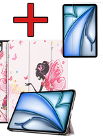 BTH BTH iPad Air 6 (11 inch) Hoesje Met Screenprotector - Elfje