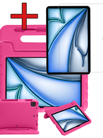 BTH BTH iPad Air 6 (11 inch) Kinderhoes Met Screenprotector - Roze