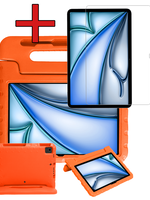 BTH BTH iPad Air 6 (11 inch) Kinderhoes Met Screenprotector - Oranje
