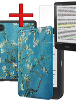 BTH BTH Kobo Clara Colour Hoesje Met Screenprotector - Bloesem