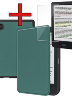 BTH BTH Kobo Clara Colour Hoesje Met Screenprotector - Donkergroen