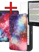 BTH BTH Kobo Clara Colour Hoesje Met Screenprotector - Galaxy
