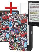 BTH BTH Kobo Clara Colour Hoesje Met Screenprotector - Graffity