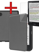 BTH BTH Kobo Clara Colour Hoesje Met Screenprotector - Grijs