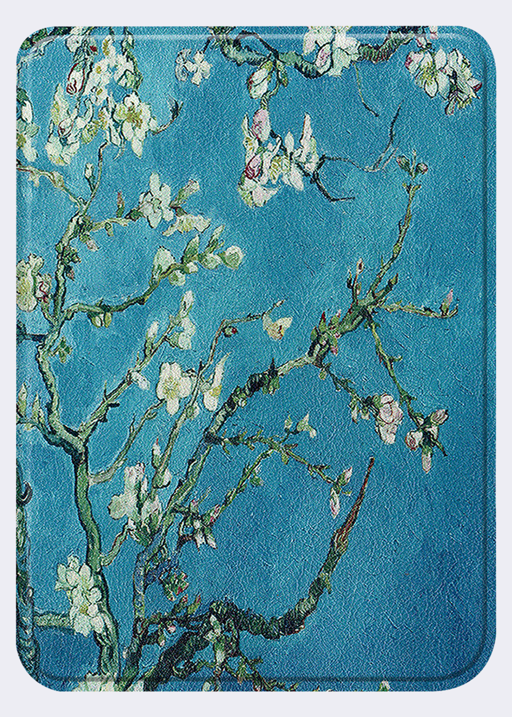 BTH Hoesje Geschikt voor Kobo Clara BW Hoesje Luxe Bescherm Case - Hoes Geschikt voor Kobo Clara BW Hoes Book Cover - Bloesem