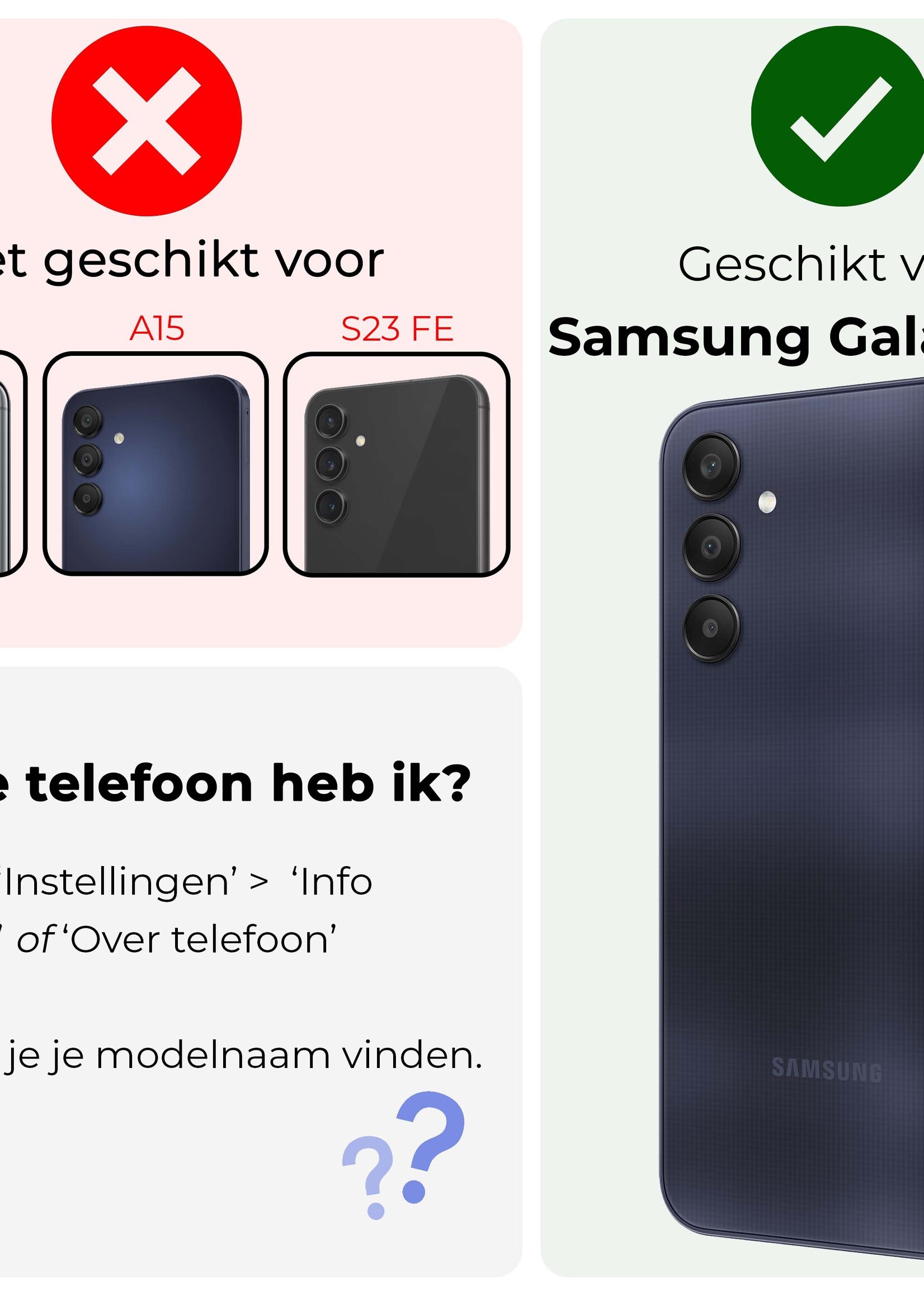 BTH Hoesje Geschikt voor Samsung A25 Hoesje Siliconen Case Hoes Met 2x Screenprotector - Hoes Geschikt voor Samsung Galaxy A25 Hoes Cover Case - Lichtroze