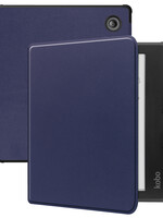 BTH BTH Kobo Libra Colour Hoesje - Donkerblauw