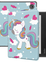 BTH BTH Kobo Libra Colour Hoesje - Eenhoorn