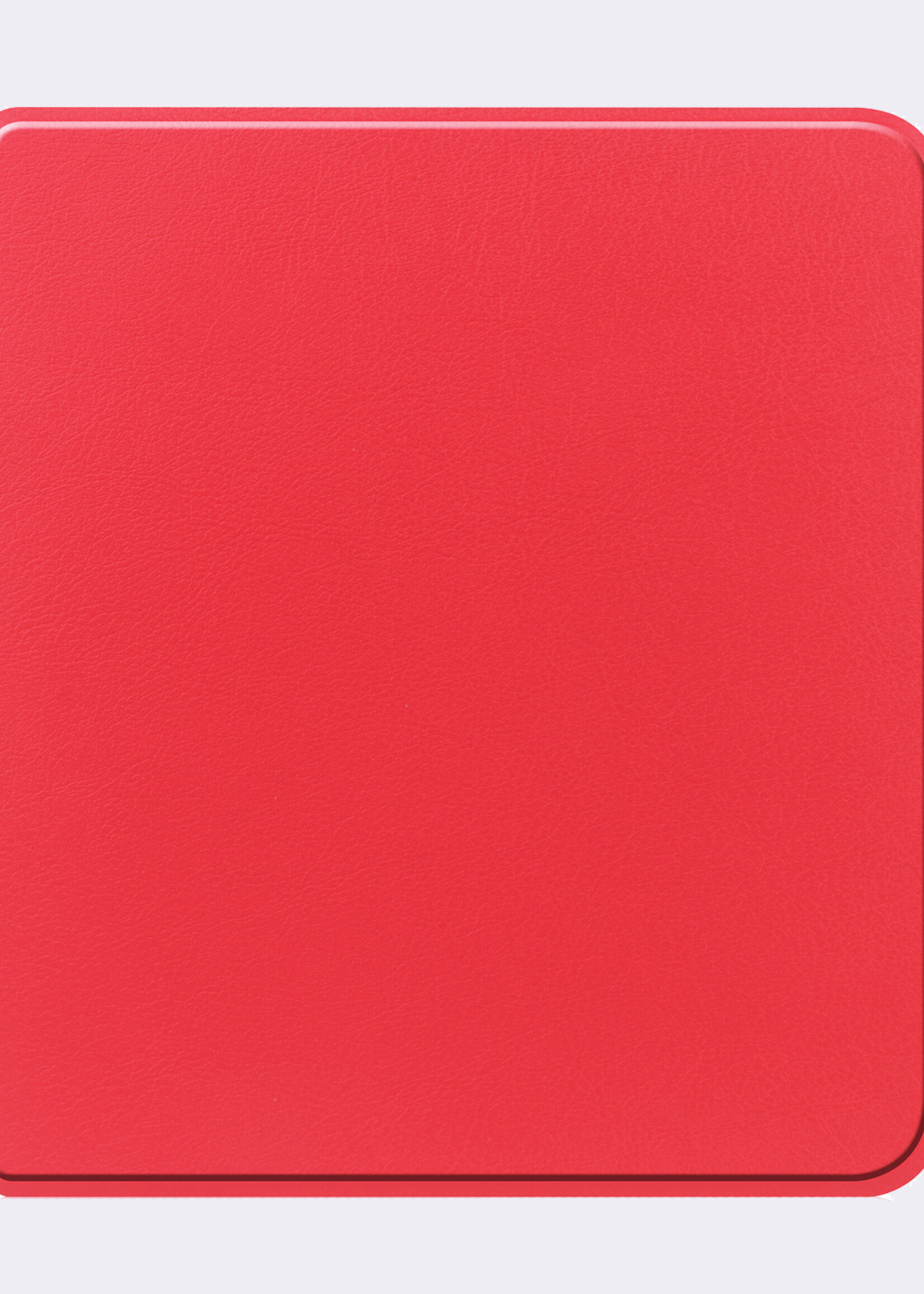 BTH Hoesje Geschikt voor Kobo Libra Colour Hoesje Luxe Bescherm Case - Hoes Geschikt voor Kobo Libra Colour Hoes Book Cover - Rood