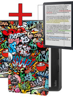 BTH BTH Kobo Libra Colour Hoesje Met Screenprotector - Graffity