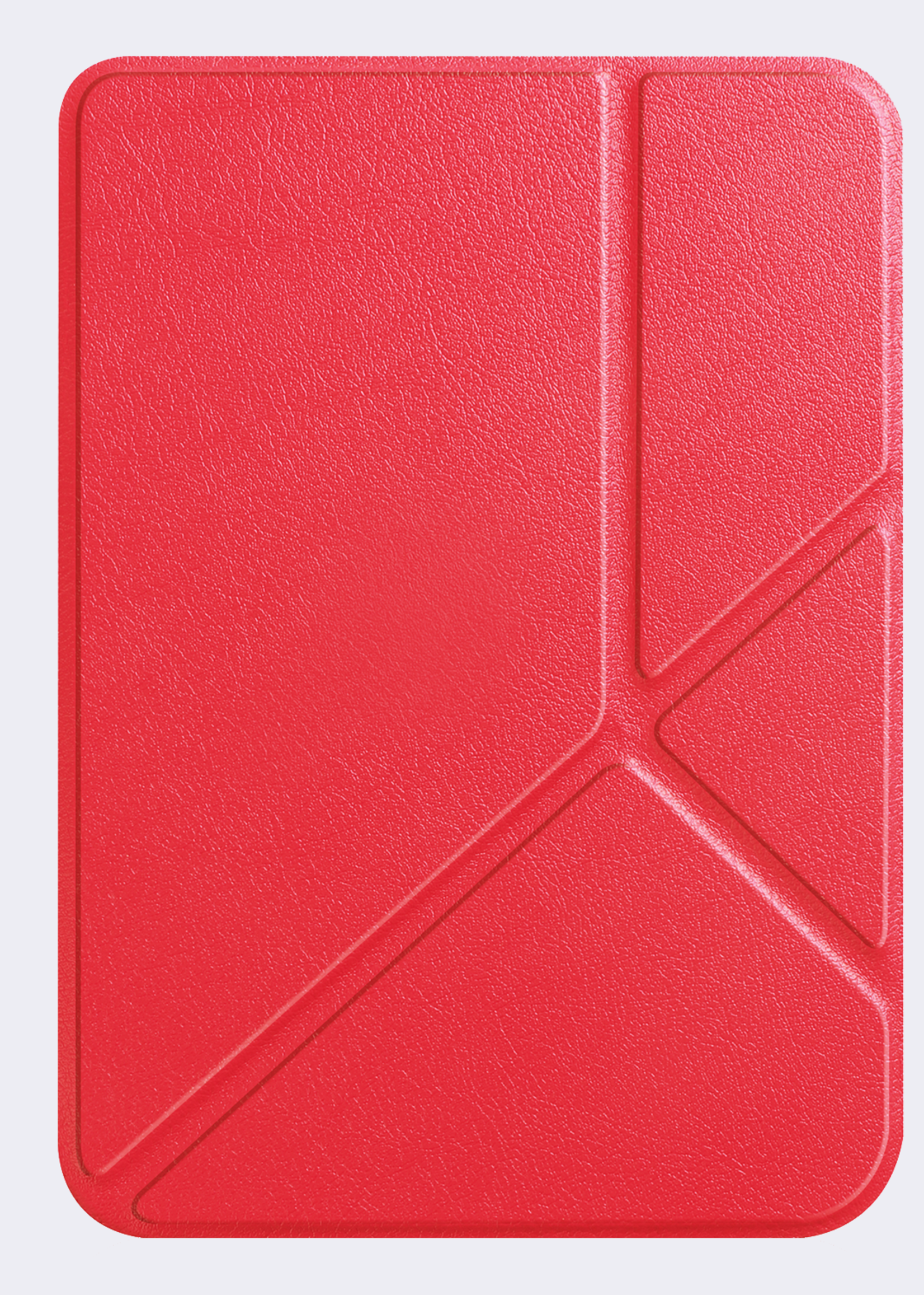 BTH Hoesje Geschikt voor Kobo Clara Colour Hoesje Luxe Bescherm Case - Hoes Geschikt voor Kobo Clara Colour Hoes Book Cover - Rood