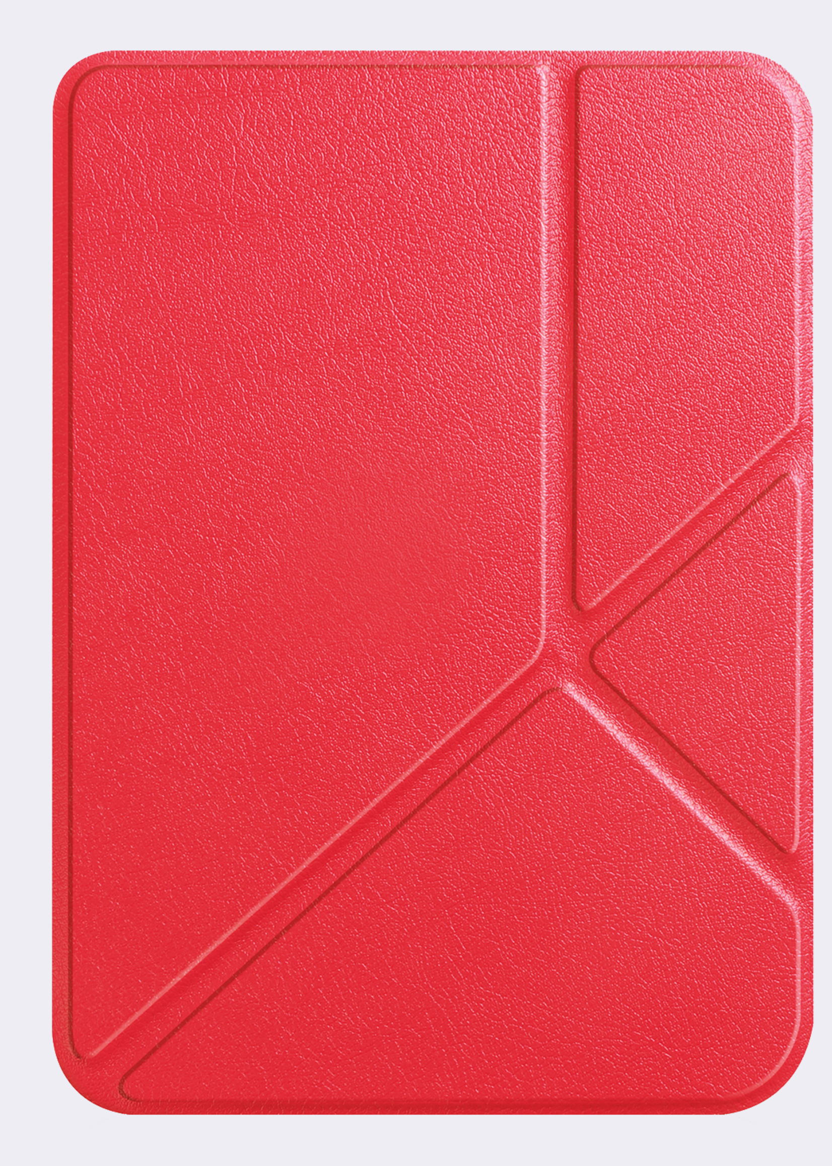 BTH Hoesje Geschikt voor Kobo Clara Colour Hoesje Luxe Bescherm Case Met Screenprotector - Hoes Geschikt voor Kobo Clara Colour Hoes Book Cover - Rood