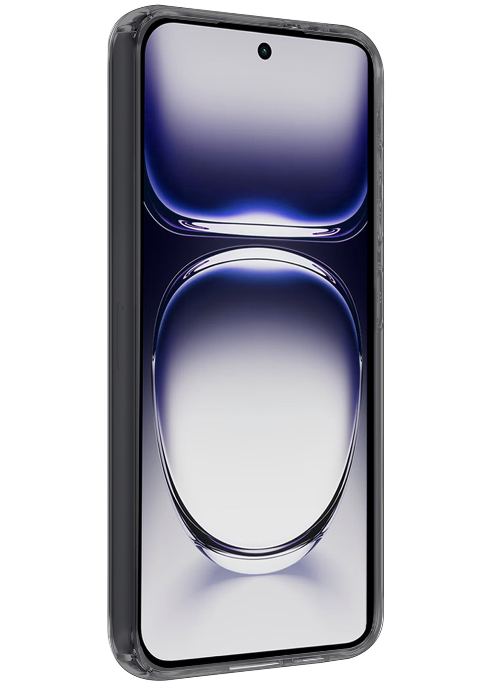 BTH Hoes Geschikt voor Oppo Reno12 Hoesje Siliconen Back Cover Case - Hoesje Geschikt voor Oppo Reno12 Hoes Cover Hoesje - Transparant