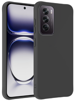 BTH BTH Oppo Reno12 Hoesje Siliconen - Zwart