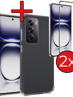 BTH BTH Oppo Reno12 Pro Hoesje Shockproof Met 2x Screenprotector